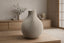 Monumental Wave Rib Vase, 3D printed in PLA