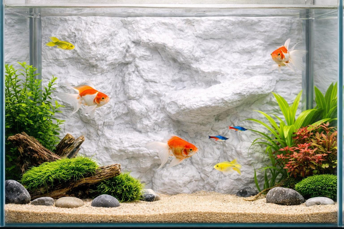 Mountain Rock Wall 3D Background, Style I, 3D printed in PETG, for terrariums, vivariums and aquariums Main image