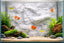 Mountain Rock Wall 3D Background, Style I, 3D printed in PETG, for terrariums, vivariums and aquariums