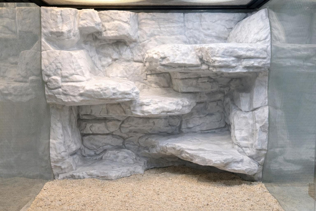 Rocky Stone Cliff 3D Background, Style II, 3D printed in PETG, view 3 of 7