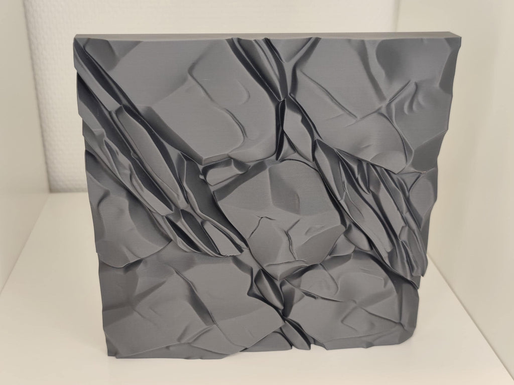 Mountain Rock Wall 3D Background, Style IV, 3D printed in PETG, view 3 of 4