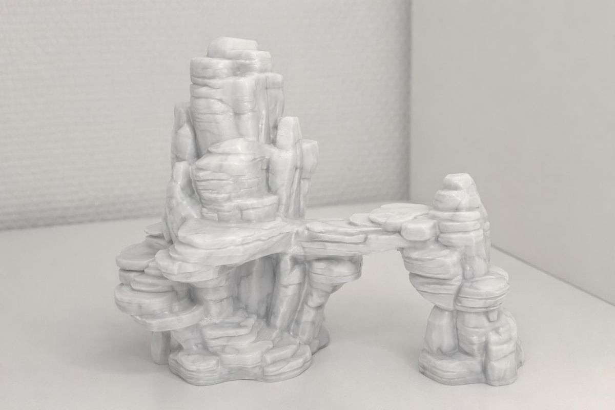 Mountain Rock Arch Aquarium Cave and Bridge, 3D printed in PETG, view 2 of 5