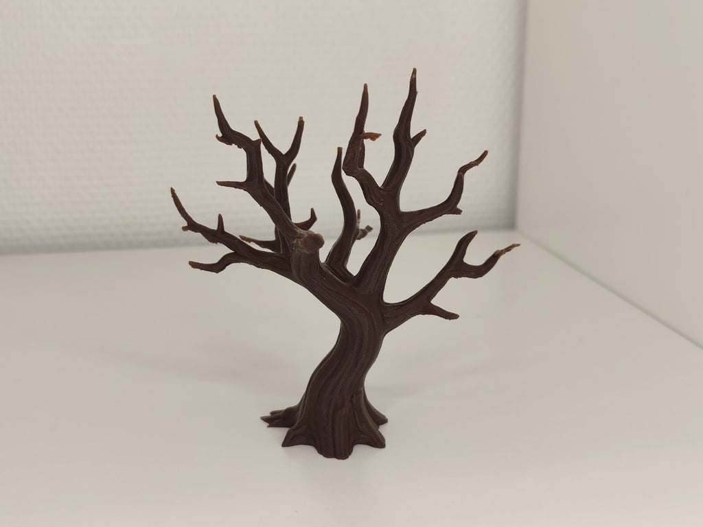 Gnarled Dead Tree Set, Style II (2 Trees), 3D printed in PETG, view 5 of 6