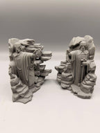 Double Guardians 3D Background, 3D printed in PETG, view 2 of 8