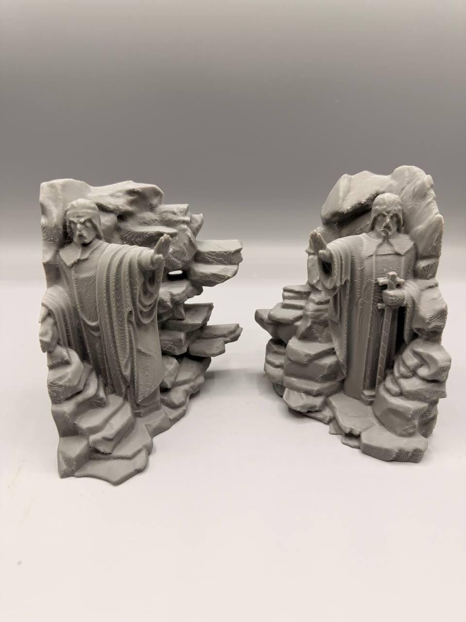Double Guardians 3D Background, 3D printed in PETG, view 2 of 8