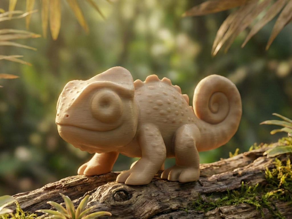 Chameleon Mini Figure, 3D printed in PETG, view 2 of 5