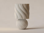 Ambient Wave Table Lamp for IKEA STRÅLA, 3D printed in PLA, view 4 of 13