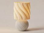 Ambient Wave Table Lamp for IKEA STRÅLA, 3D printed in PLA, view 5 of 13