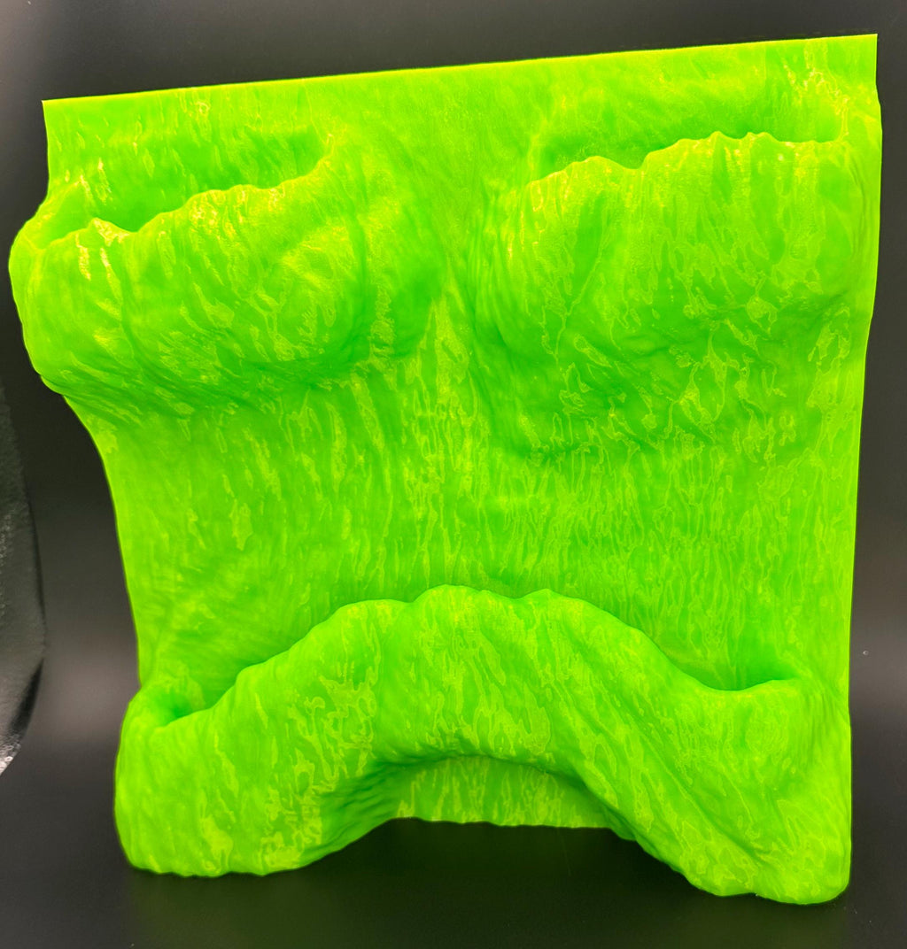 Rock Wall with Planters 3D Background, 3D printed in PETG, view 6 of 7