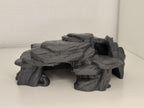 Natural Slate Rock Cave Hide, 3D printed in PETG, view 2 of 5