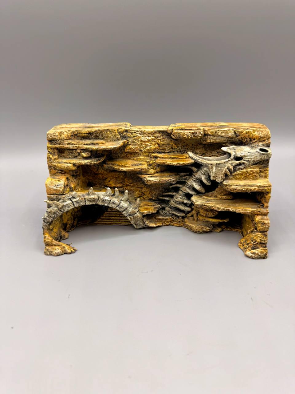 Dragon Fossil 3D Background, 3D printed in PETG, view 4 of 7