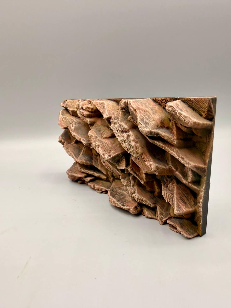 Rock Cliffs 3D Background, Large, 3D printed in PETG, view 5 of 7