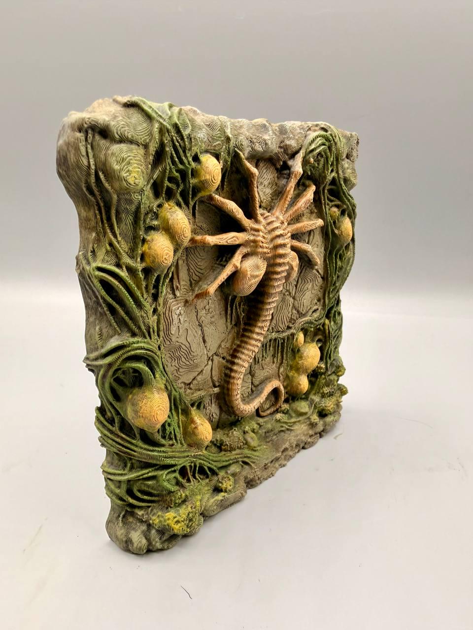 Facehugger 3D Background, 3D printed in PETG, view 7 of 8