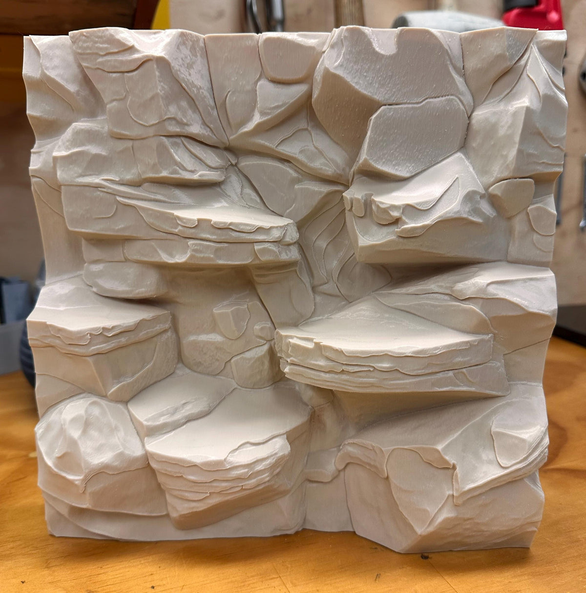 Desert Stone 3D Background, 3D printed in PETG, view 4 of 6