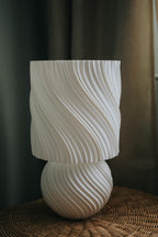 Ambient Wave Table Lamp for IKEA STRÅLA, 3D printed in PLA, view 11 of 13