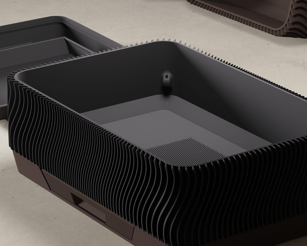 Suiban Bonsai Training Pot, 3D printed in PLA, view 2 of 8