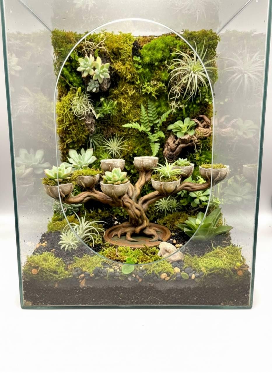 Plant Root Planter | Aquarium, Vivarium and Terrarium Decor Secondary image
