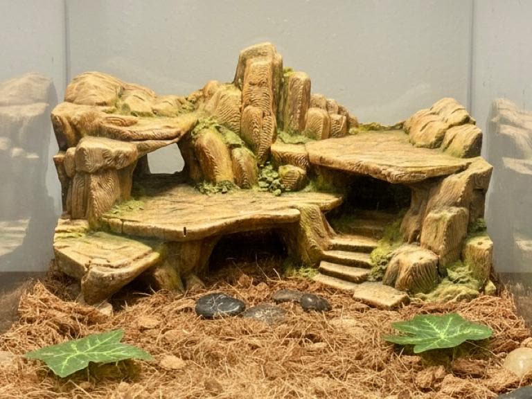 Tundra 3D Background, 3D printed in PETG, for terrariums, vivariums and aquariums