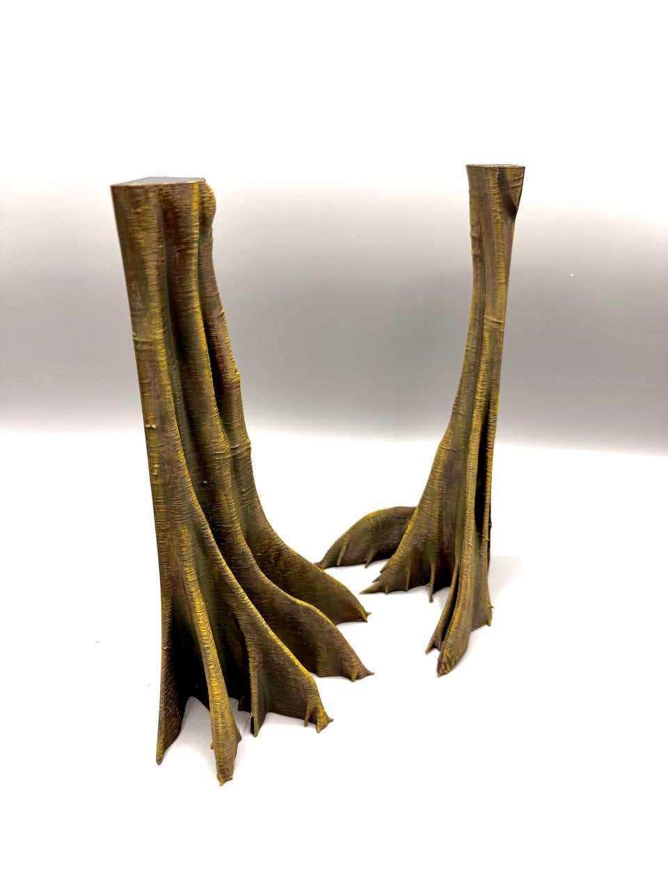 Two Tall Trees 3D Background (Partial), 3D printed in PETG, view 5 of 7