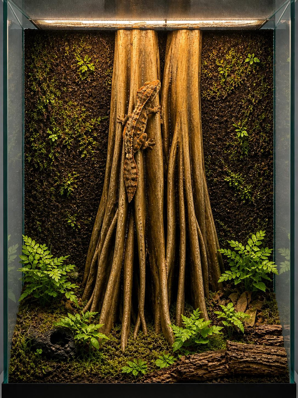 Amazon Trees 3D Background, 3D printed in PETG, for terrariums, vivariums and aquariums