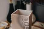 Sazanami Rippled Vase Series, 3D printed in PLA, view 7 of 11