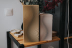 Sazanami Rippled Vase Series, 3D printed in PLA, view 5 of 11