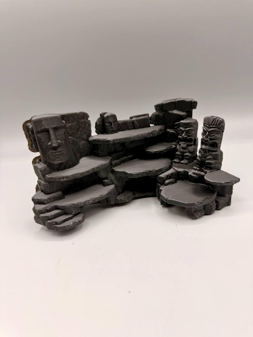 Rapa Nui (Easter Island) Style 3D Background Secondary image