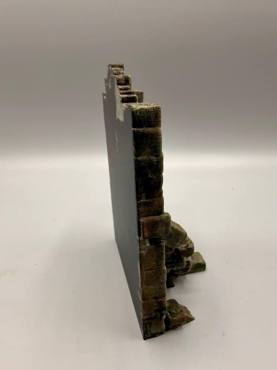 Aztec Stone Face 3D Background, 3D printed in PETG, view 3 of 8