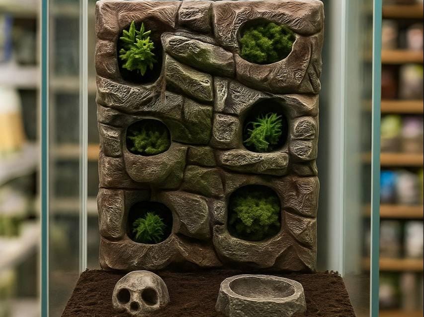 Multi-Planter 3D Background, 3D printed in PETG