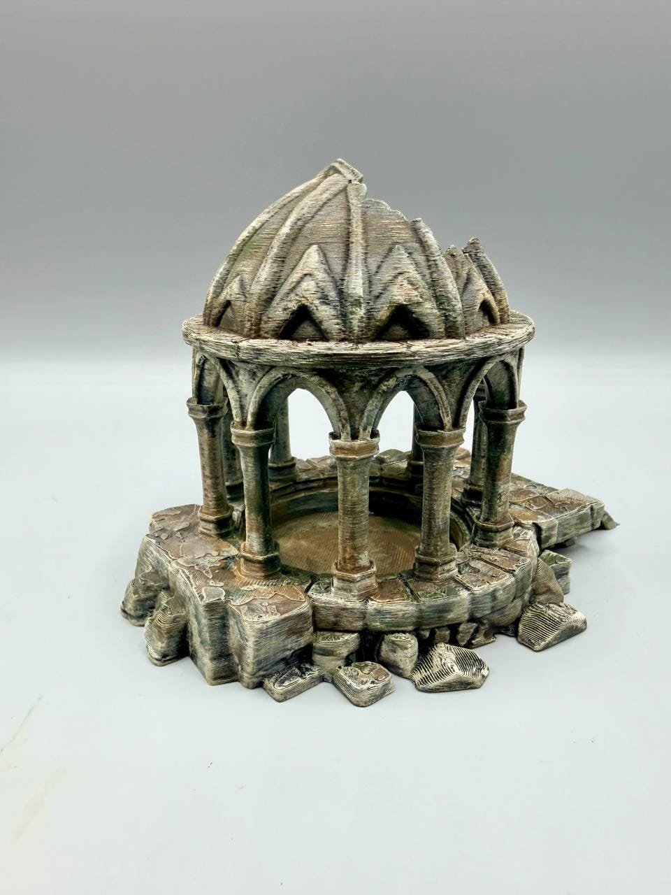 Pavilion Dome Ruins Hide, 3D printed in PETG, view 5 of 7