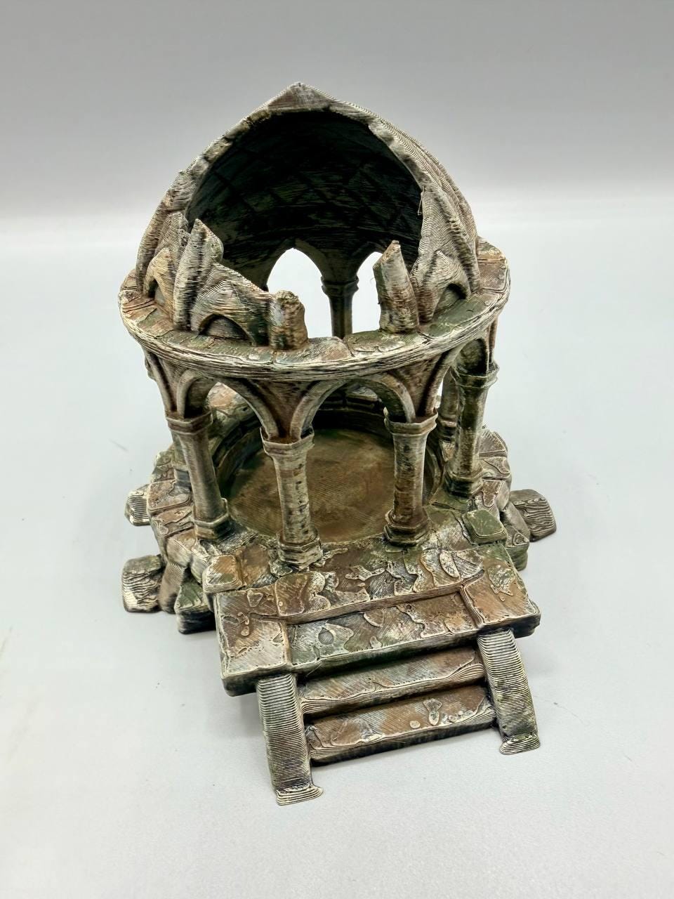 Pavilion Dome Ruins Hide, 3D printed in PETG, view 6 of 7