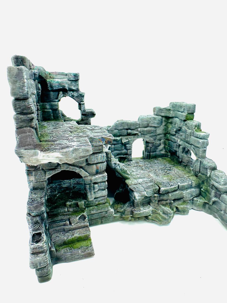 Ancient Ruins Hideout, 3D printed in PETG, view 3 of 5