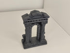 Ancient Temple Portal Ruins Fish Hide, 3D printed in PETG, view 5 of 6