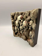 Skull Wall 3D Background, 3D printed in PETG, view 4 of 6