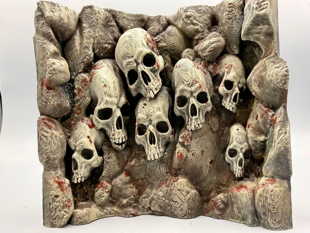 Skull Wall 3D Background, 3D printed in PETG, view 6 of 6