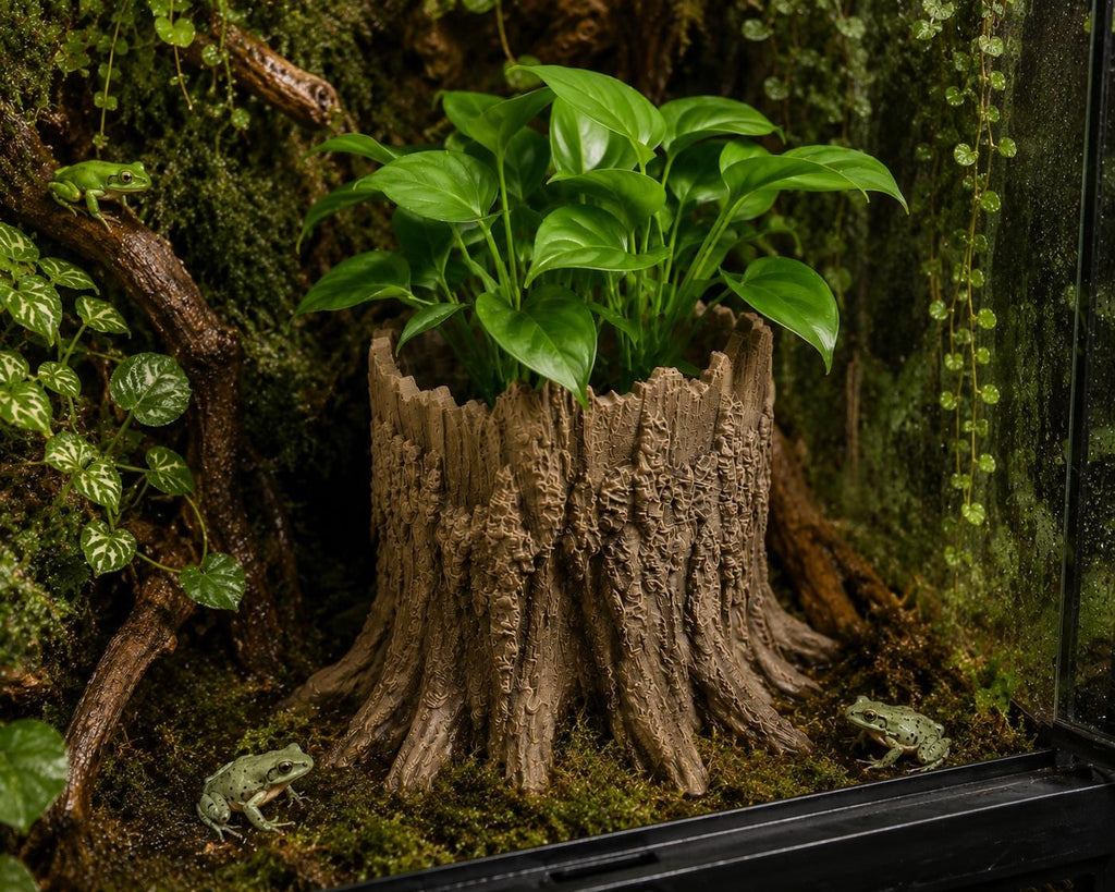 Tree Stump Planter, 3D printed in PETG