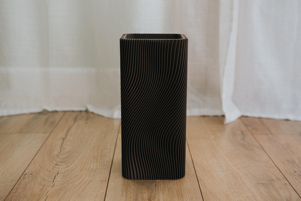 Ma Ribbed Vase Series, 3D printed in PLA, view 6 of 10