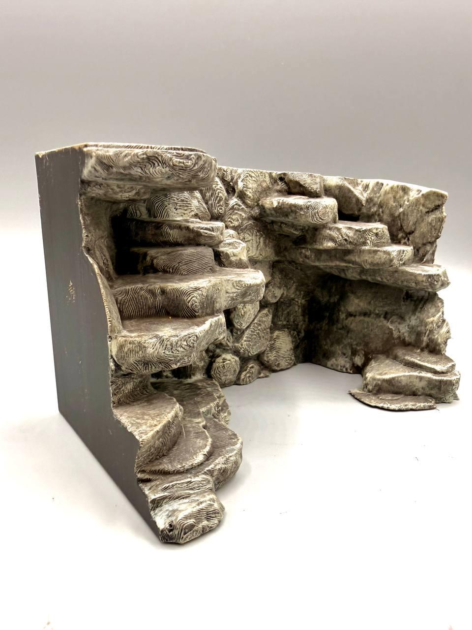 Stony Platforms 3D Background, 3D printed in PETG, view 6 of 6