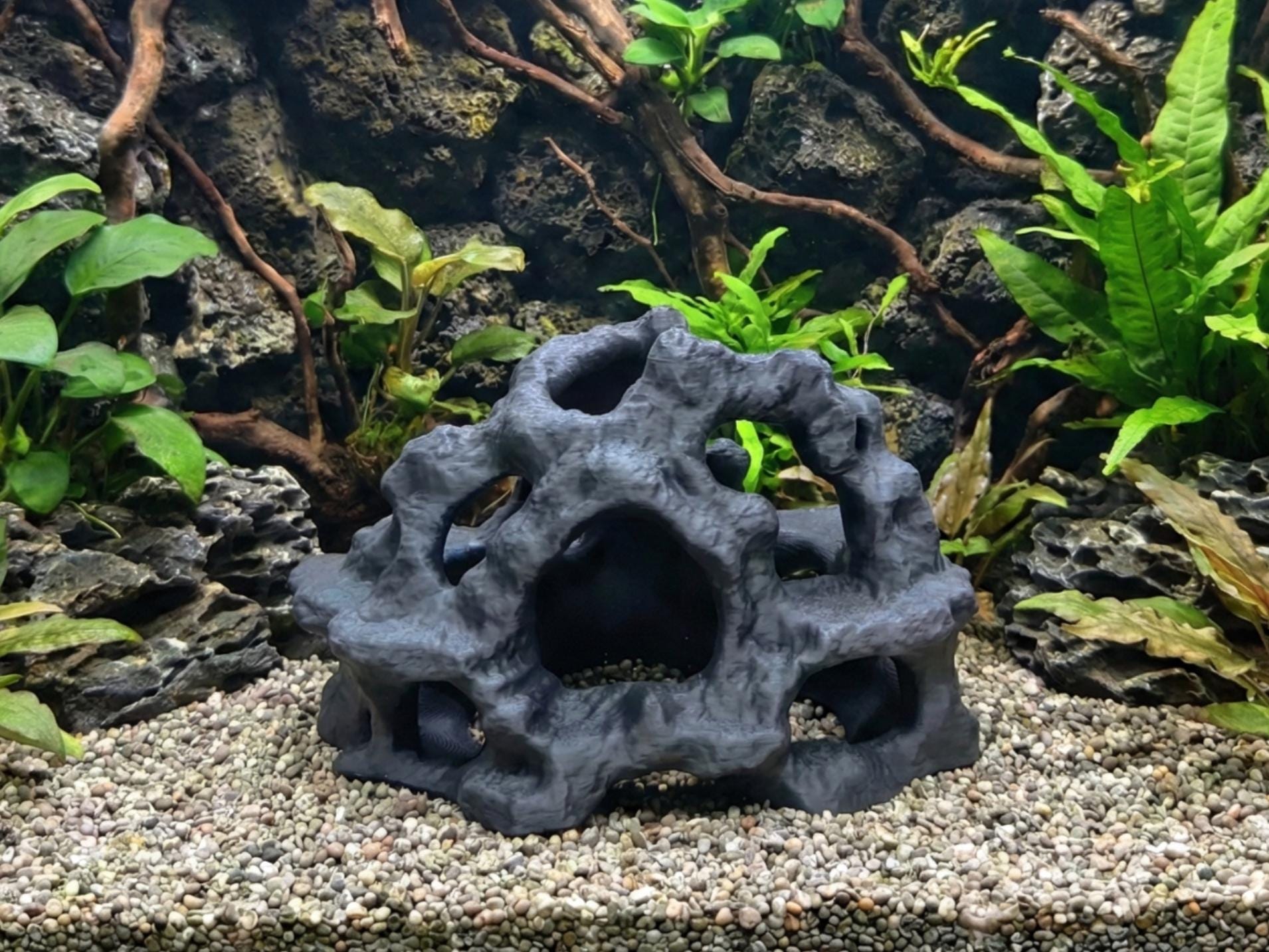 Reef Rock Cave Hide | Aquarium, Vivarium and Terrarium Decor Secondary image