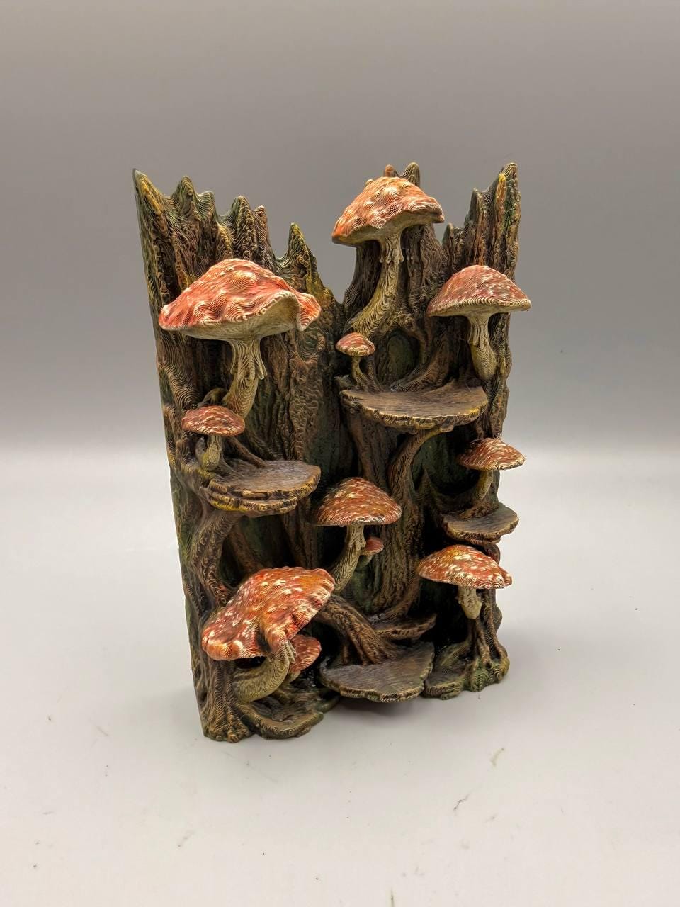 Mushrooms 3D Background, 3D printed in PETG, view 3 of 6