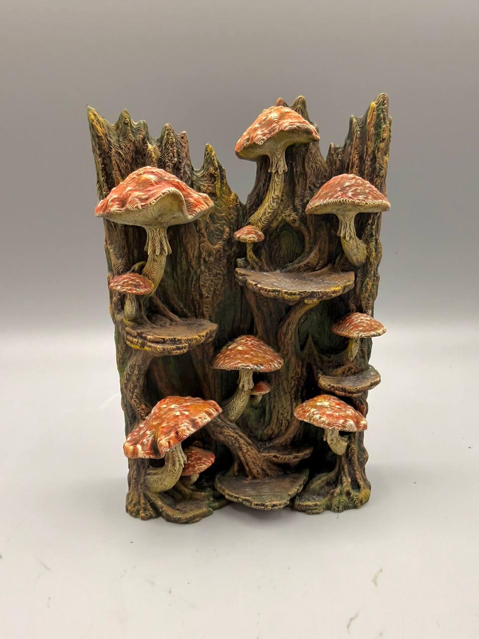 Mushrooms 3D Background, 3D printed in PETG, view 4 of 6
