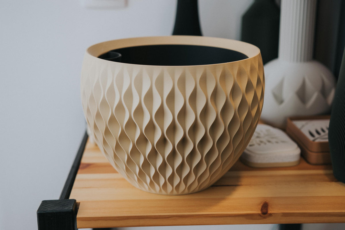 Kosa Sculptural Planters, 3D printed in PLA, view 5 of 10