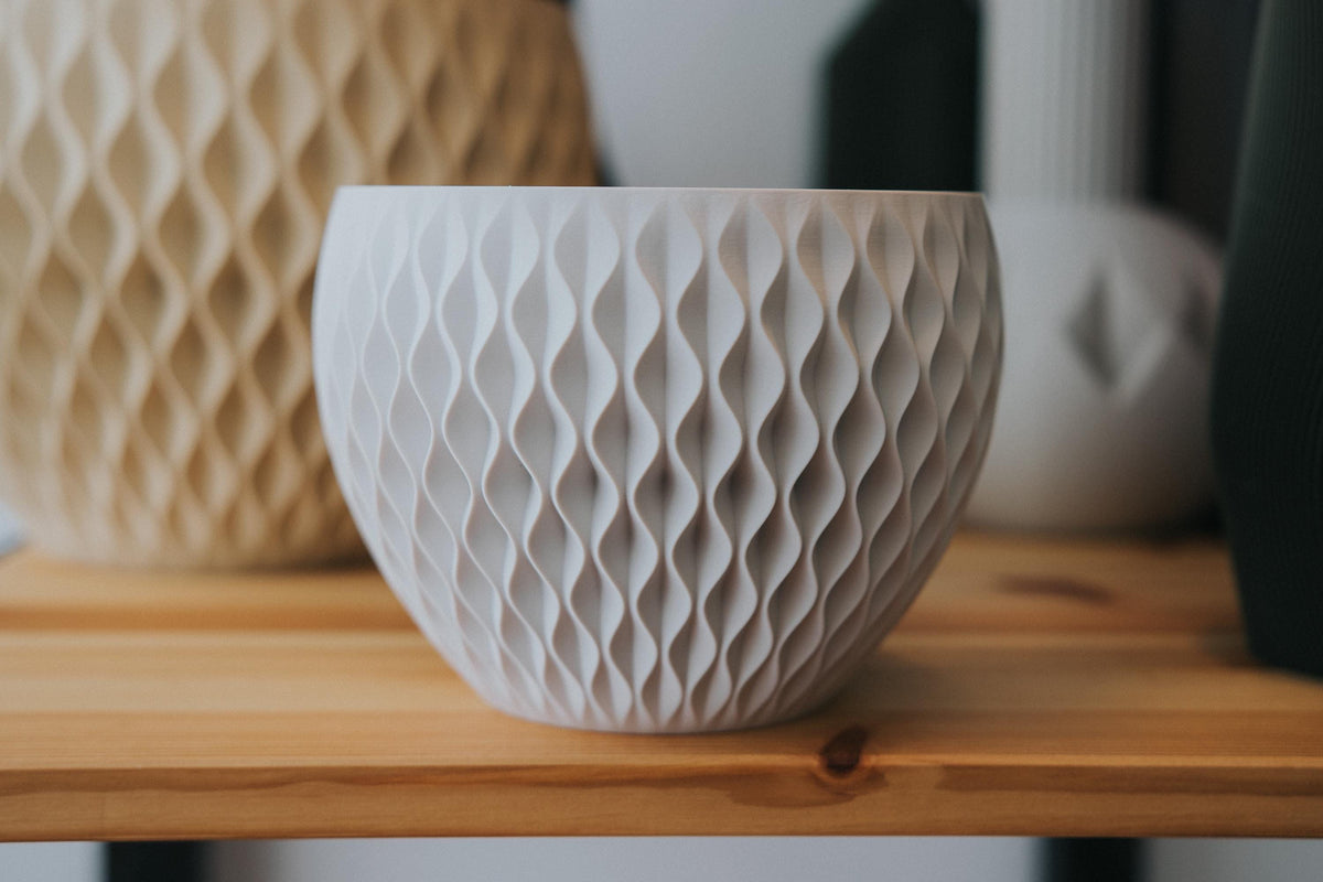 Kosa Sculptural Planters, 3D printed in PLA, view 7 of 10