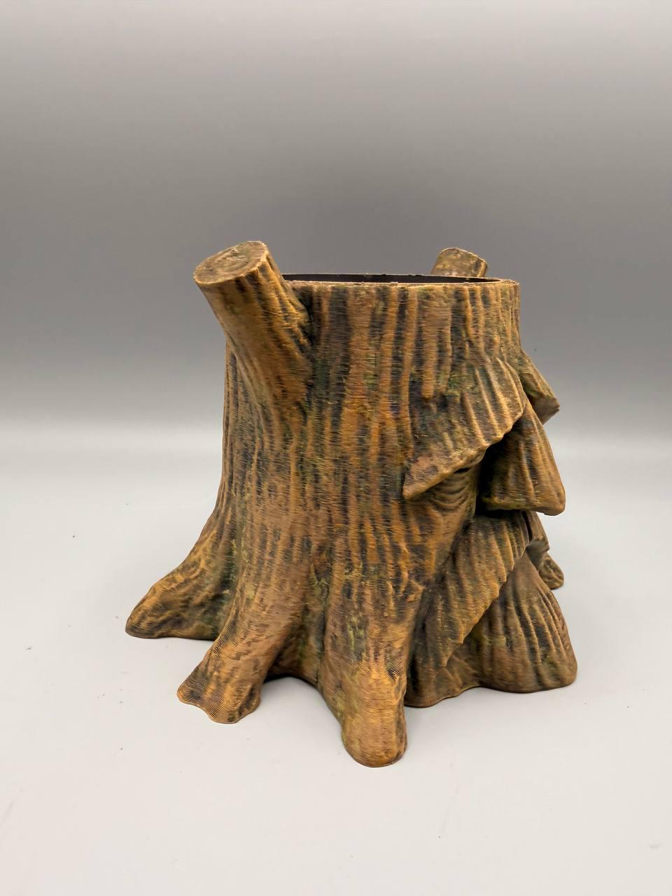 Deku Tree Planter Style II, 3D printed in PLA, view 7 of 10