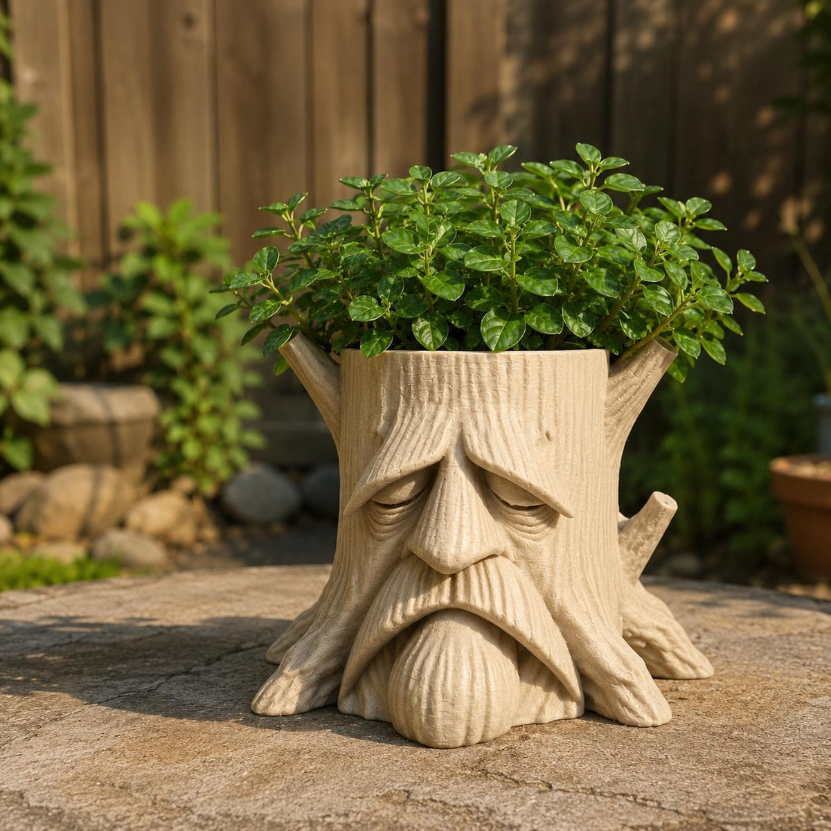 Deku Tree Planter Style II, 3D printed in PLA, view 2 of 10
