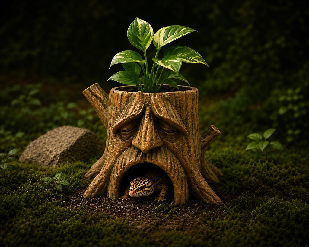 Deku Tree Cave Planter, 3D printed in PLA, view 2 of 9