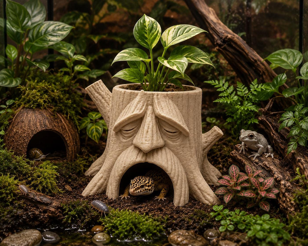 Deku Tree Cave Planter, 3D printed in PLA Main image