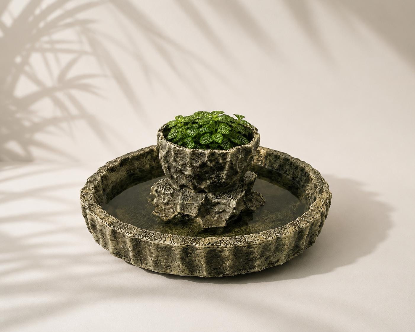Water Bowl Planter | Aquarium, Vivarium and Terrarium Decor Secondary image