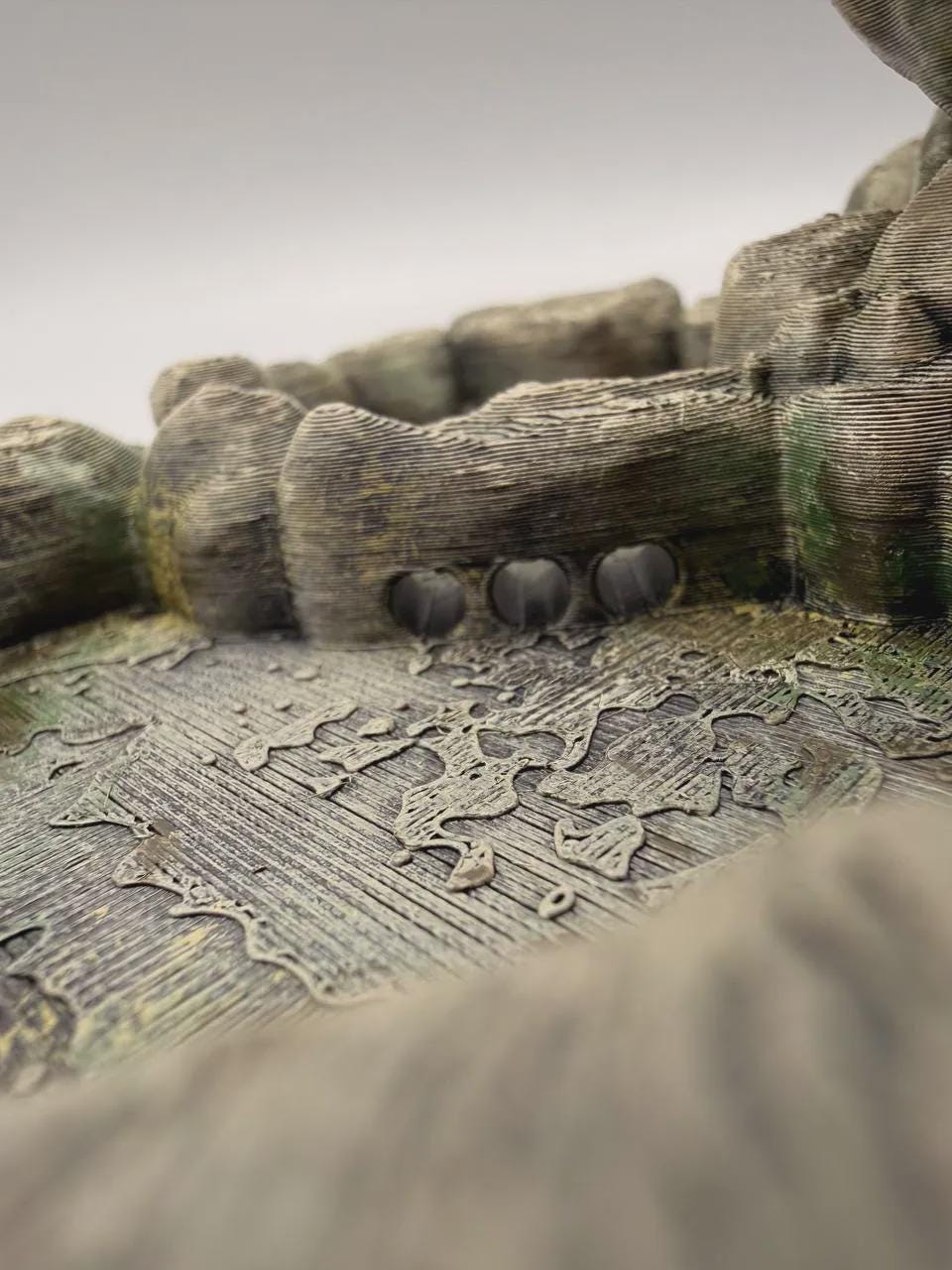 Stone Oasis Water Dish Planter, 3D printed in PETG, view 3 of 8