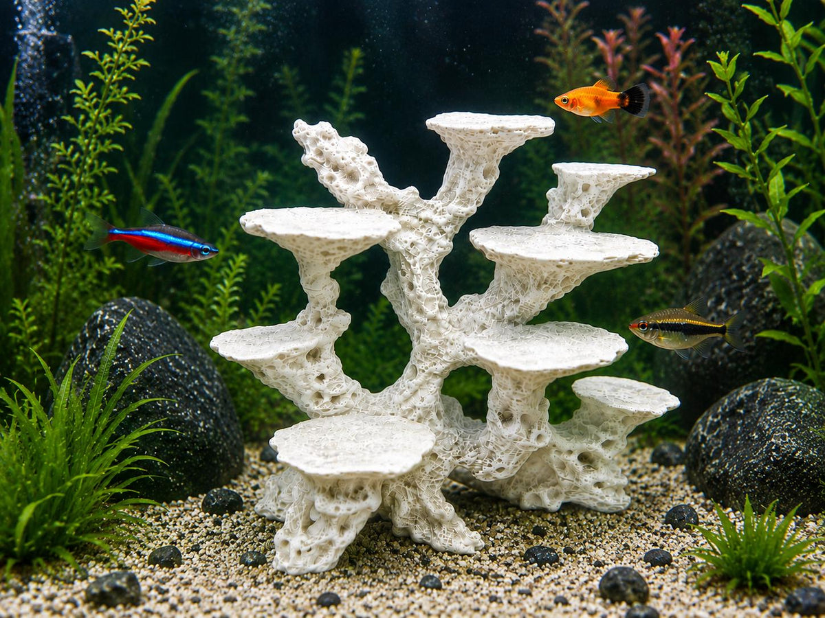 Reefscape Platforms, 3D printed in PETG, for terrariums, vivariums and aquariums Main image
